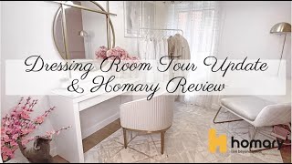 Dressing Room Tour - Updated! | @homeofcc | Homary Review