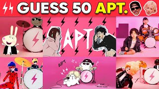 Guess APT. Songs \u0026 Variants by Their Voice ~ ROSÉ \u0026 Bruno Mars - APT Song Covers 🎶 ULTIMATE APT QUIZ