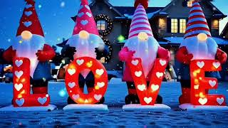 Valentine's Day Love Dance in the Snow | Smooth Jazz Winter Garden Ambience 2025 | Love Dance💃🕺👯