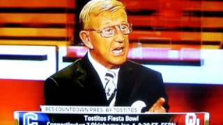 2010 BCS Selection Show:  The Whole World Laughs at Lou Holtz and Notre Dame