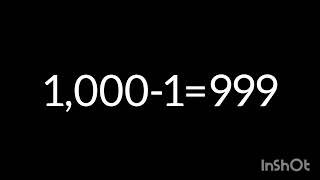 Absolute Infinity Minus One Equals ????