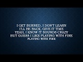 Thomas Rhett ft. Jordan Sparks - Playing with Fire Lyrics