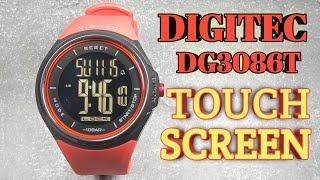 Cara setting touchscreen watch DIGITEC DG-3086T