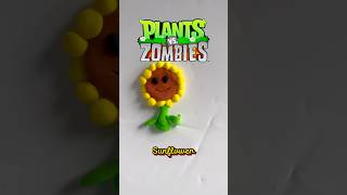 I made sunflower plants vs zombies from clay #plantsvszombies2 #plantsvszombies #clay #sunflower