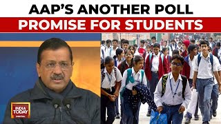 Delhi ELection 2025: Kejriwal Promises Free Bus Rides For Delhi Students, Seeks Metro Fare Subsidy