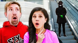 HUNTING OUR STALKER at the MALL if Everything was like Among Us, but In Real Life Hide and Seek