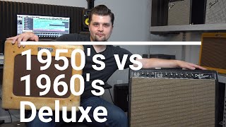 3 Minute Demo: 1950 Fender Deluxe (5b3) vs. 1964 Deluxe Reverb (AB763)