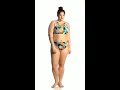 sunsets curve plus size lorikeet hollywood hi neck bikini top c d cup swimoutlet.com