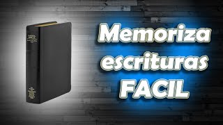 Memorizar las escrituras FACIL - 2 técnicas de memorización muy eficientes