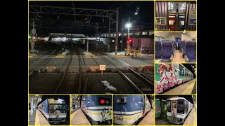 [乗車編]『 会津鉄道 ｢お座トロ代走｣(AT-401+AT-351)[お座トロ展望列車･会津浪漫号]』2021/1/25( 会津鉄道・七日町駅→会津若松駅 ) #会津鉄道 #お座トロ展望列車