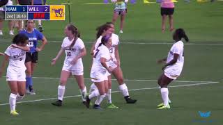 Williams College v Hamilton College Women's Soccer Highlights (9/4/19)