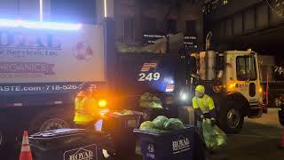 Royal Waste side loader on NYC food waste