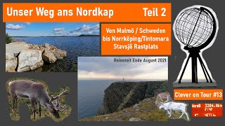 Unser Weg ans Nordkap 2021, Teil 2 bis Rastplatz Stavsjö #kastenwagen #nordkap #van #wohnmobil #tour