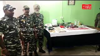 ନୂଆପଡା CRPF 216 ବାଟାଲିୟନ F କମ୍ପାନୀକୁ ଏକ ବଡ ସଫଳତା ।