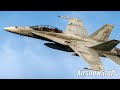 Twilight CF-18 Hornet Flybys - Airshow London 2021