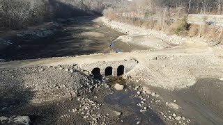 'Ghost bridge' appears in drained reservoir in New Jersey