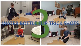 Water Bottle Flip Trick Shots 3 - Landed All 4 Towers! | Trick Fusion