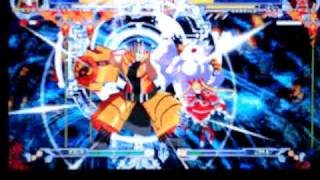 BLAZBLUE　ブレーブルー台湾対戦ムービー － 零錢 (RC) VS 牛排 (TG)