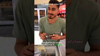 Bedava Dondurma MAGNUM Araba çıktı #shorts #viral #fyp