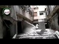 7 10 aleppo أوغاريت حلب حي الشعار الدمار الهائل داخل عبارة الفرواتي ج2