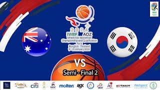 2024 IWBF Asia Oceania Championships I Semi Final 2 I  Men's I  AUS VS KOR