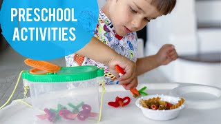 Montessori Inspired Preschool Activities At Home | Fine Motor Skills