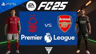 FC 25 Nottingham Forest vs Arsenal | Premier League 2024/25 | PS5