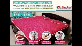 Explanation about Bio-Magnetic Mattress in Telugu ||బయో-మాగ్నెటిక్ మేట్రస్ గురించి తెలుగులో వివరణ