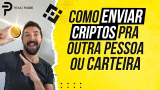 Como TRANSFERIR CRIPTOS (Aplicativo da Binance)