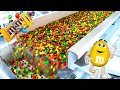 COMO se HACEN los CARAMELOS de CHOCOLATE de M&M'S en las FÁBRICAS🍬