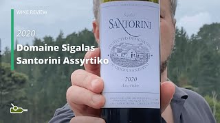 Wine Review: Domaine Sigalas Santorini Assyrtiko 2020