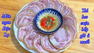 CÁCH LÀM TAI HEO CUỘN GIÒ Ủ MUỐI THƠM NGON NGÀY TẾT monandanda