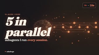 The 5 Claude Code subagents I run in parallel