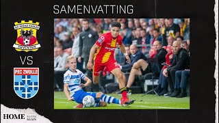 Samenvatting Go Ahead Eagles - PEC Zwolle (2021/2022)