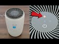 Levoit Core mini-P Air Purifier – How To Turn Off Check Filter Indicator Red Light