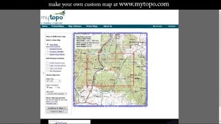 Set up a MyTopo custom map in 3 minutes