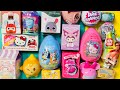 ASMR 31 MYSTERY SURPRISES Satisfying Unboxing Bluey, Hello Kitty egg NO Talking Video