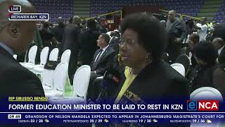 Former Education Minister to be laid to rest in KZN