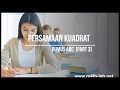 m4th-lab: PERSAMAAN KUADRAT PART 3-Cara Menentukan Akar-Akar Persamaan Kuadrat Dengan Rumus ABC