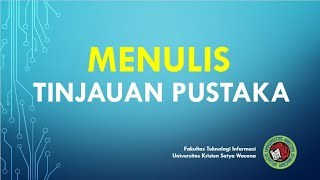 Penulisan Karya Ilmiah #5 | Pentingnya Tinjauan Pustaka