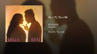 ROSALÍA, Ozuna - Yo x Ti, Tu x Mi (Audio)