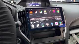 五代森林人 智乘旗艦機 6+128G 八核心 9吋安卓系統主機 Android10，QLED CarPlay 7862 DSP 無損安裝 台中勁聲汽車音響 影音科技 SUBARU FORESTER