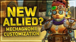 Mechagnome Customization Options Preview - New Allied Race In WoW 8.3?