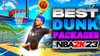 BEST DUNKS + ANIMATIONS ON NBA 2K23! HOW TO GET CONTACT DUNKS IN NBA 2K23