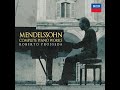 mendelssohn three caprices op. 33 no. 1 in a minor mwv u 99. adagio quasi fantasia. presto...