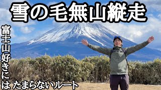 【静岡登山】雪の毛無山縦走