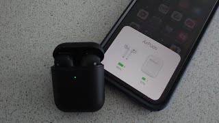 Review -  The Podsbay Airpods i500TWS in Matte Black. #Podsbay #Tech #Truewireless #Blackpods