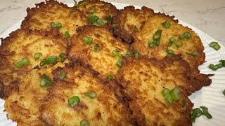 Potato Fritters  - Bolinhos de Batata Ralada