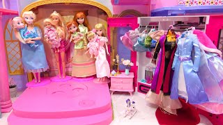 Disney Princess Barbie Moring Dress up