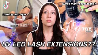 Exposing The LED Lash Extensions On Tiktok! A new DANGEROUS scam??!